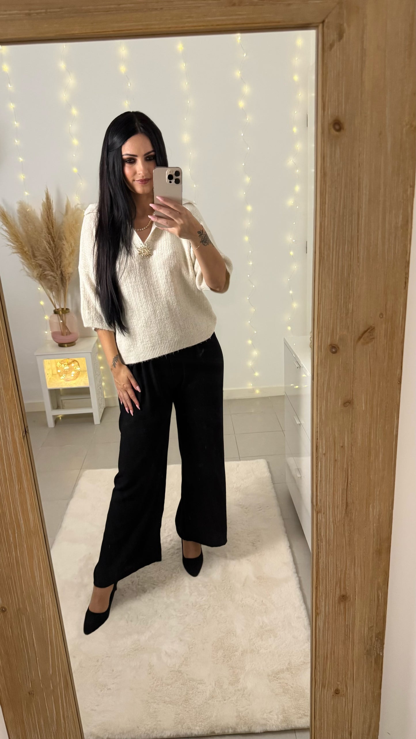 Pull Tania beige