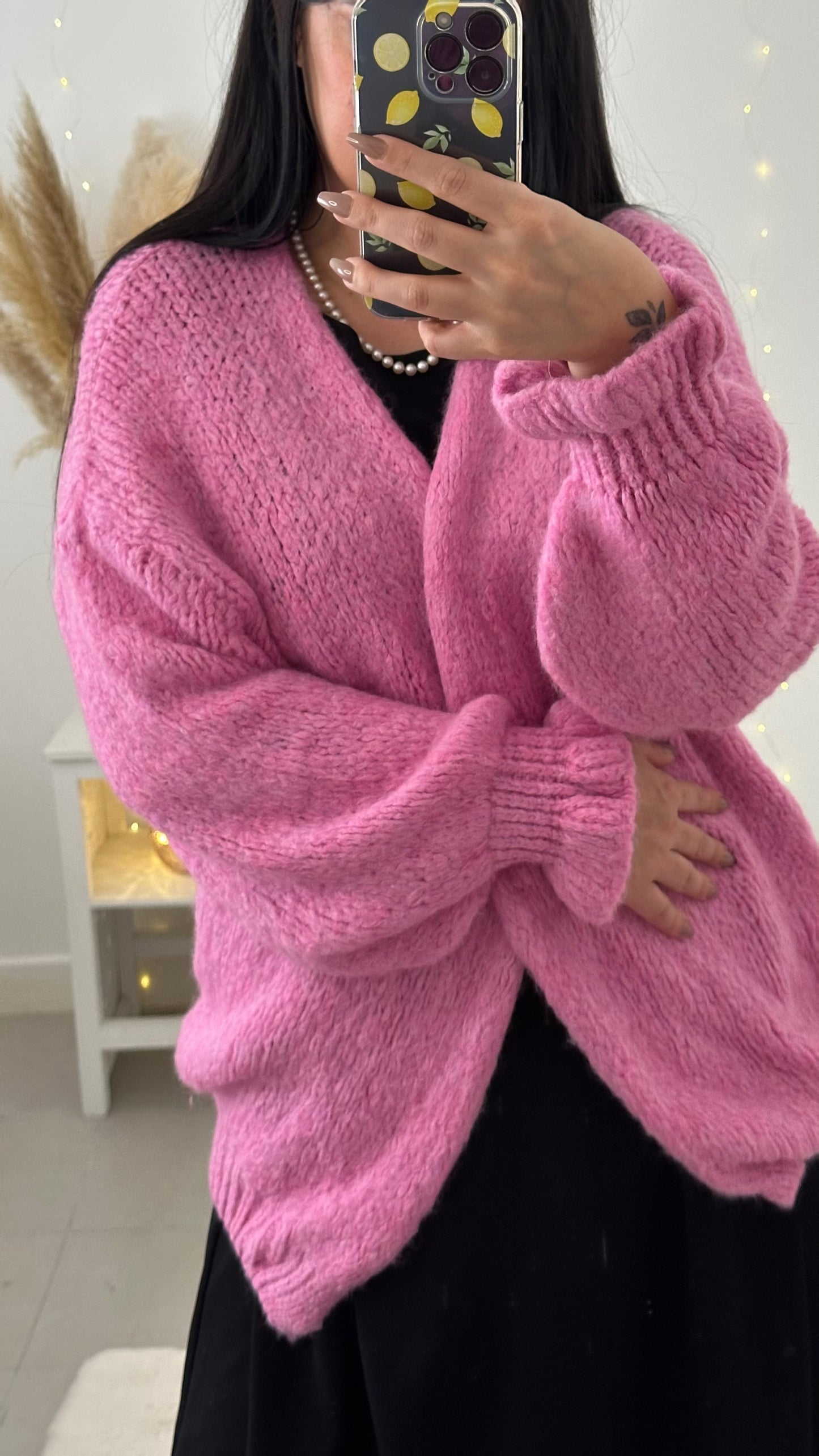 Gilet Laurène rose