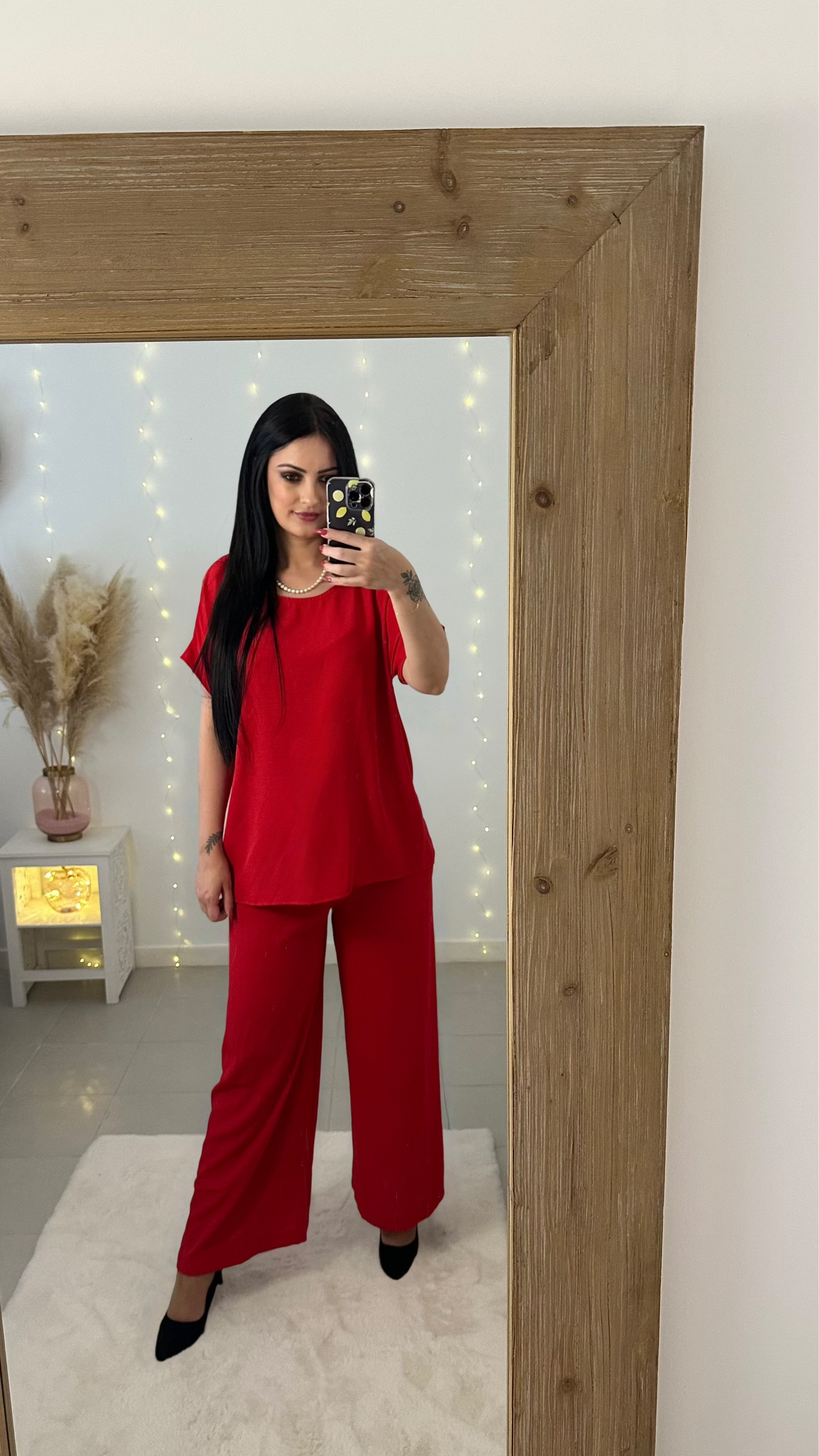 Ensemble Holly rouge