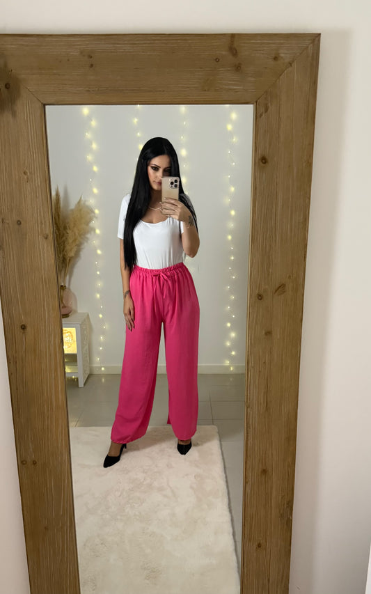 Pantalon Tina fuschia