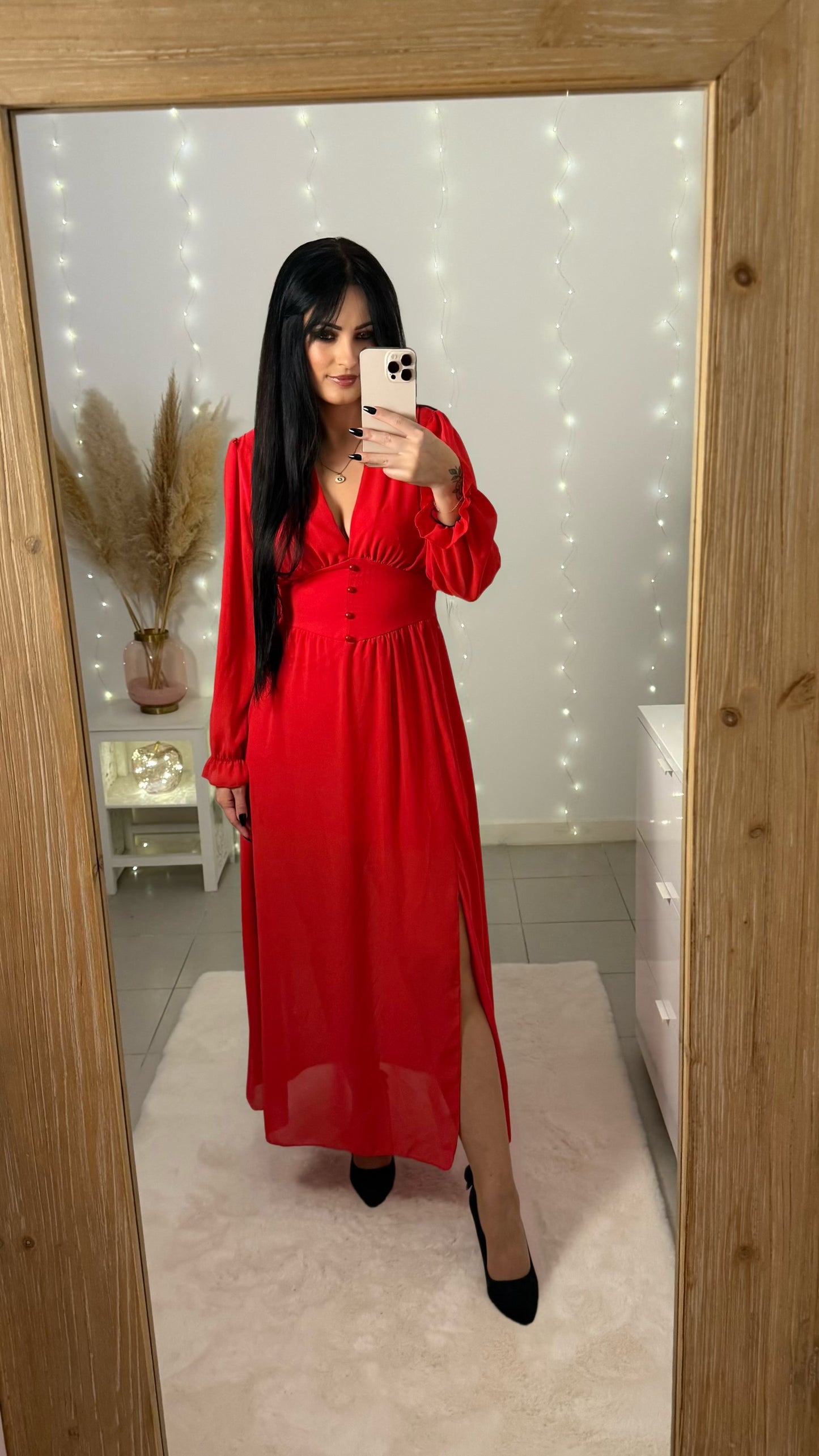 Robe Marley rouge longue