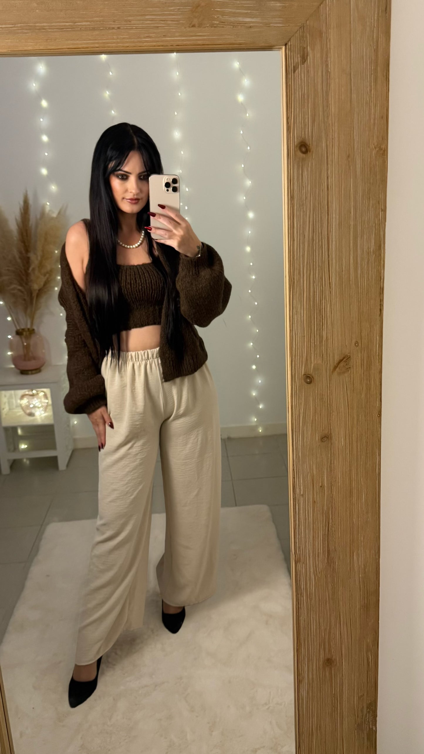 Ensemble gilet Helena chocolat