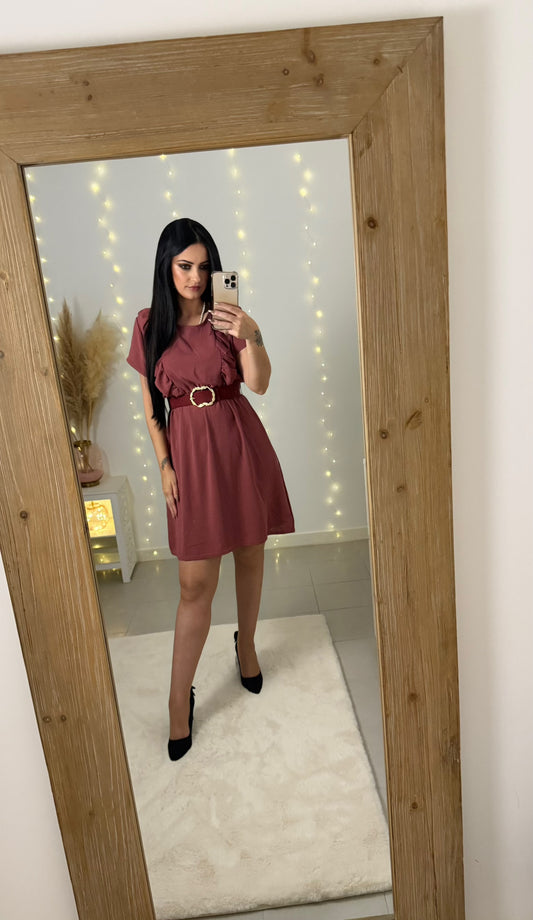 Robe Manon, vieux rose
