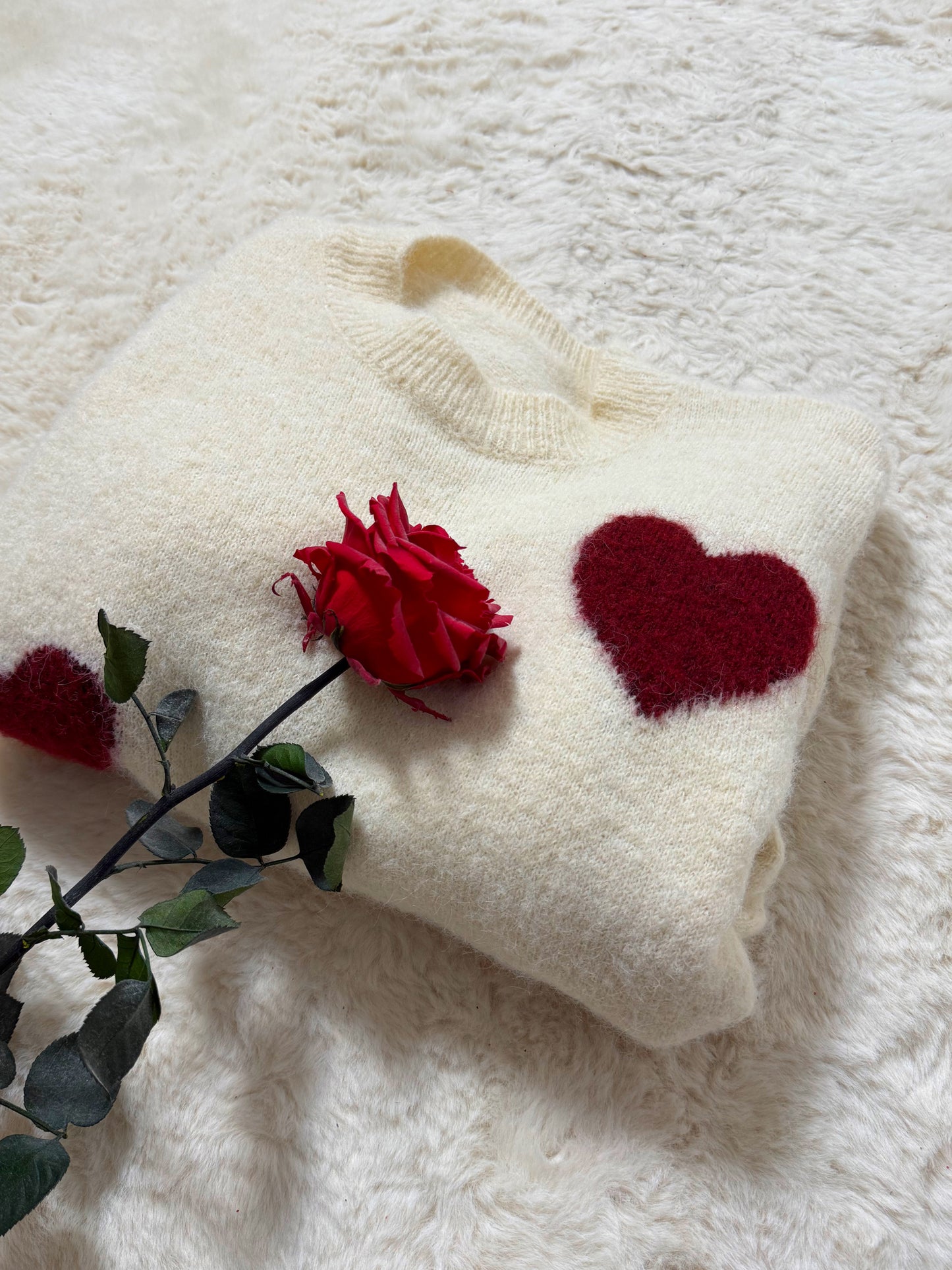 Pull Valentine (différentes variantes)