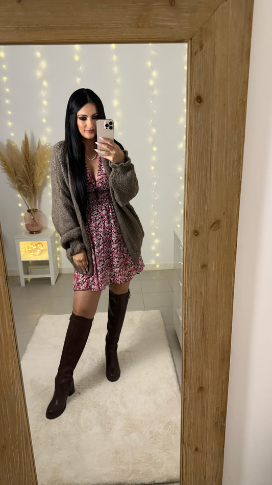 Gilet Laurène taupe