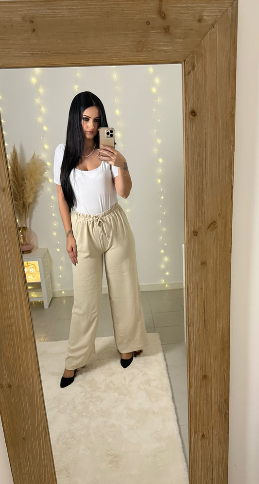 Pantalon Tina beige