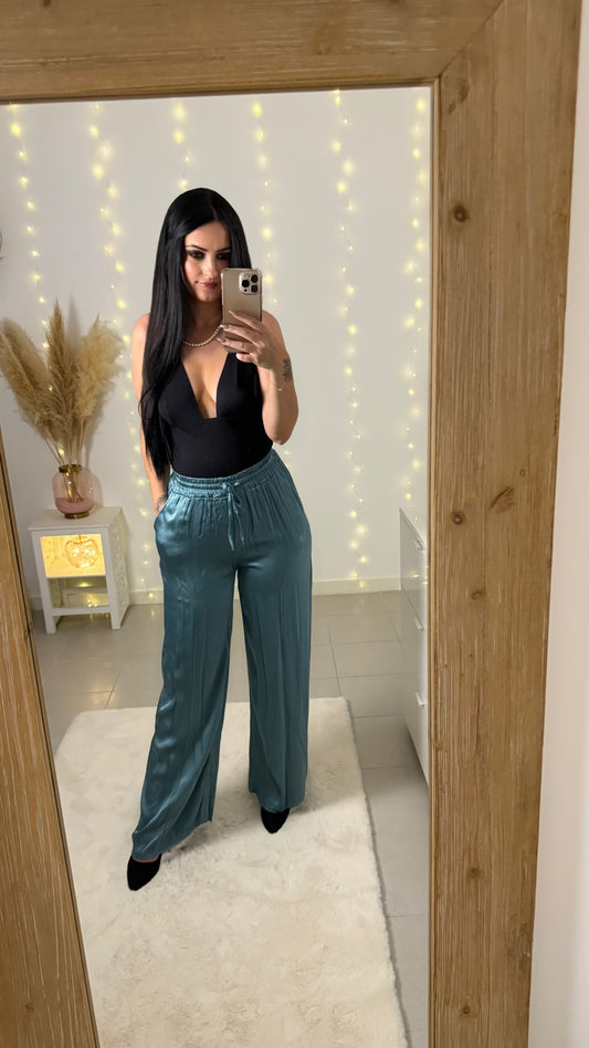 Pantalon Sasha céladon
