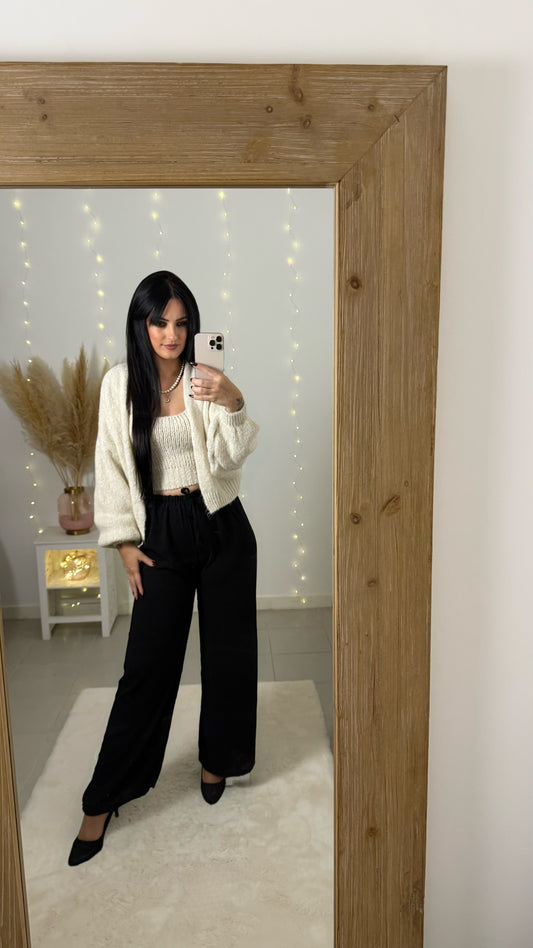 Ensemble gilet Helena beige