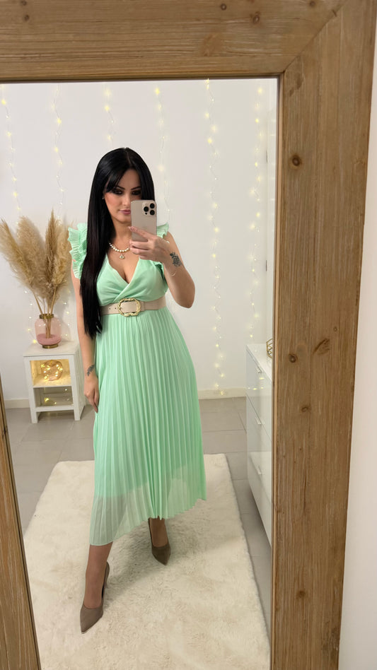 Robe Océane vert clair