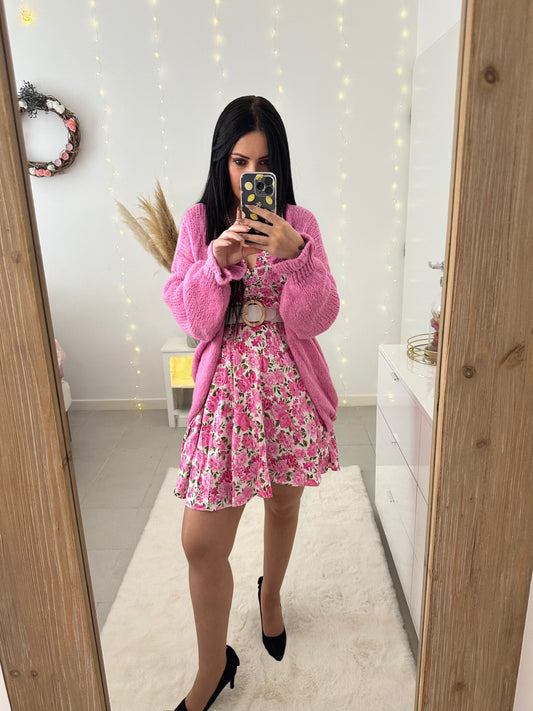 Gilet Laurène rose