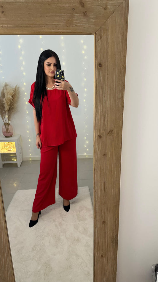 Ensemble Holly rouge